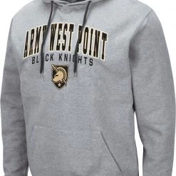 Colosseum Men's Army West Point Black Knights Grey Promo Hoodie