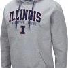 Colosseum Men's Illinois Fighting Illini Grey Promo Hoodie