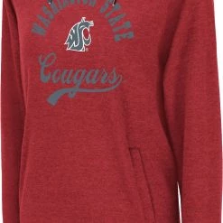 Colosseum Women's Washington State Cougars Crimson Promo Hoodie