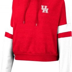 Colosseum Women's Houston Cougars Red Paris Pullover Hoodie