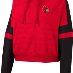Colosseum Women's Louisville Cardinals Red Paris Pullover Hoodie