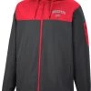 Colosseum Men's Ohio State Buckeyes Grey Hooded Windbreaker