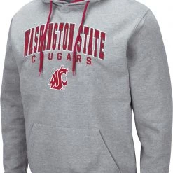Colosseum Men's Washington State Cougars Grey Promo Hoodie