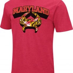 Colosseum Men's Maryland Terrapins Maryland Pride Red T-Shirt