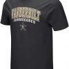 Colosseum Men's Vanderbilt Commodores Black T-Shirt