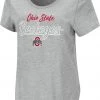 Colosseum Men's Ohio State Buckeyes Gray Promo T-Shirt For Women