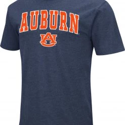 Colosseum Men's Auburn Tigers Blue Dual Blend T-Shirt