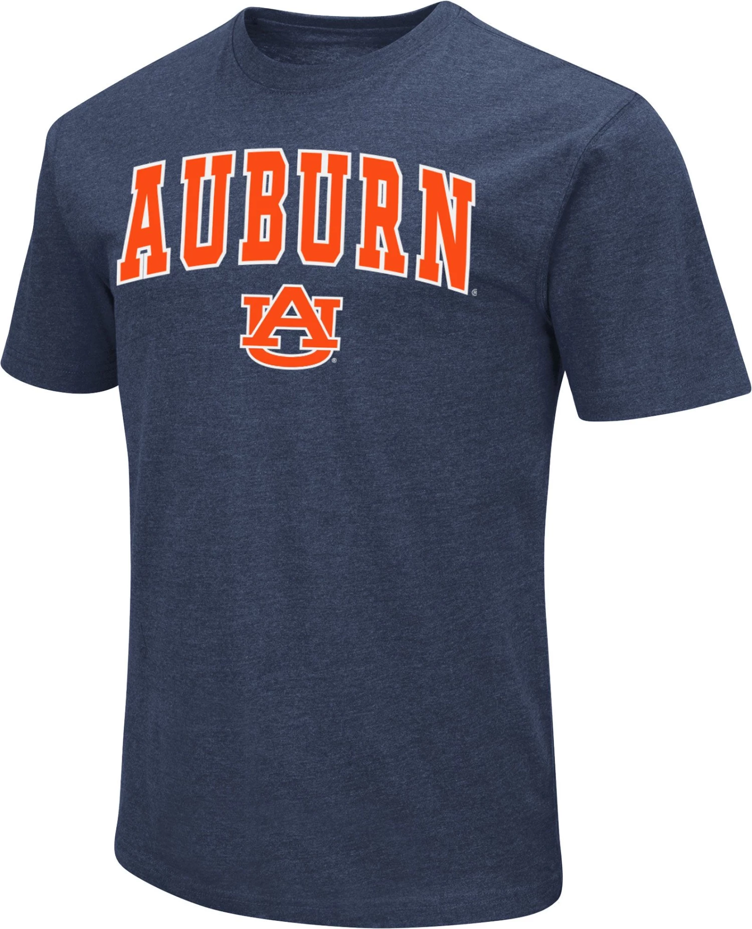 Colosseum Men's Auburn Tigers Blue Dual Blend T-Shirt 1 Colosseum Men's Auburn Tigers Blue Dual Blend T-Shirt
