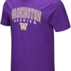 Colosseum Men's Washington Huskies Purple T-Shirt