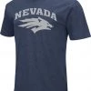 Colosseum Men's Nevada Wolf Pack Blue Dual Blend T-Shirt