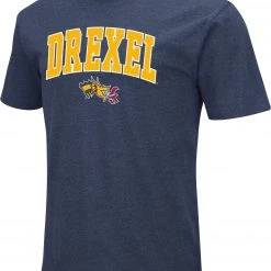 Colosseum Men's Drexel Dragons Blue Dual Blend T-Shirt