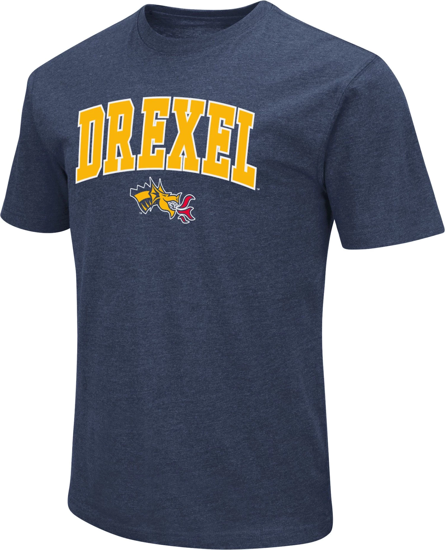 Colosseum Men's Drexel Dragons Blue Dual Blend T-Shirt 1 Colosseum Men's Drexel Dragons Blue Dual Blend T-Shirt