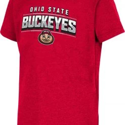 Colosseum Youth Ohio State Buckeyes Scarlet Playbook T-Shirt For Boys'