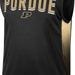 Colosseum Men's Purdue Boilermakers Black Hollywood Sleeveless T-Shirt