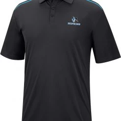 Colosseum Men's Johns Hopkins Blue Jays Black Polo