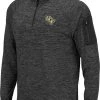 Colosseum Men's UCF Knights Grey Quarter-Zip Shirt