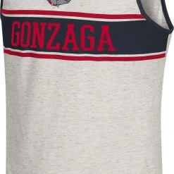 Colosseum Men's Gonzaga Bulldogs White Skateboard Tank Top