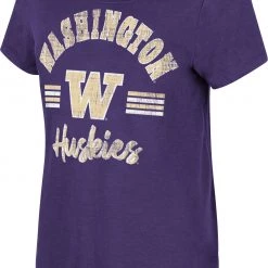 Colosseum Women's Washington Huskies Purple Shaka Scoop-Neck T-Shirt