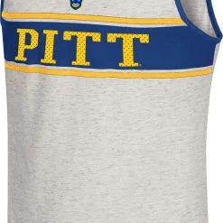 Colosseum Men's Pitt Panthers White Skateboard Tank Top