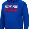 Colosseum Men's American University Eagles Blue Pullover Hoodie