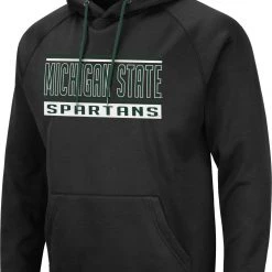 Colosseum Men's Michigan State Spartans Black Pullover Hoodie