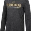 Colosseum Men's Purdue Boilermakers Black Tournament Long Sleeve T-Shirt