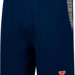 Colosseum Men's Illinois Fighting Illini Navy Thunder Fleece Shorts
