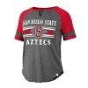 Colosseum Women's San Diego State Aztecs Black Raglan T-Shirt