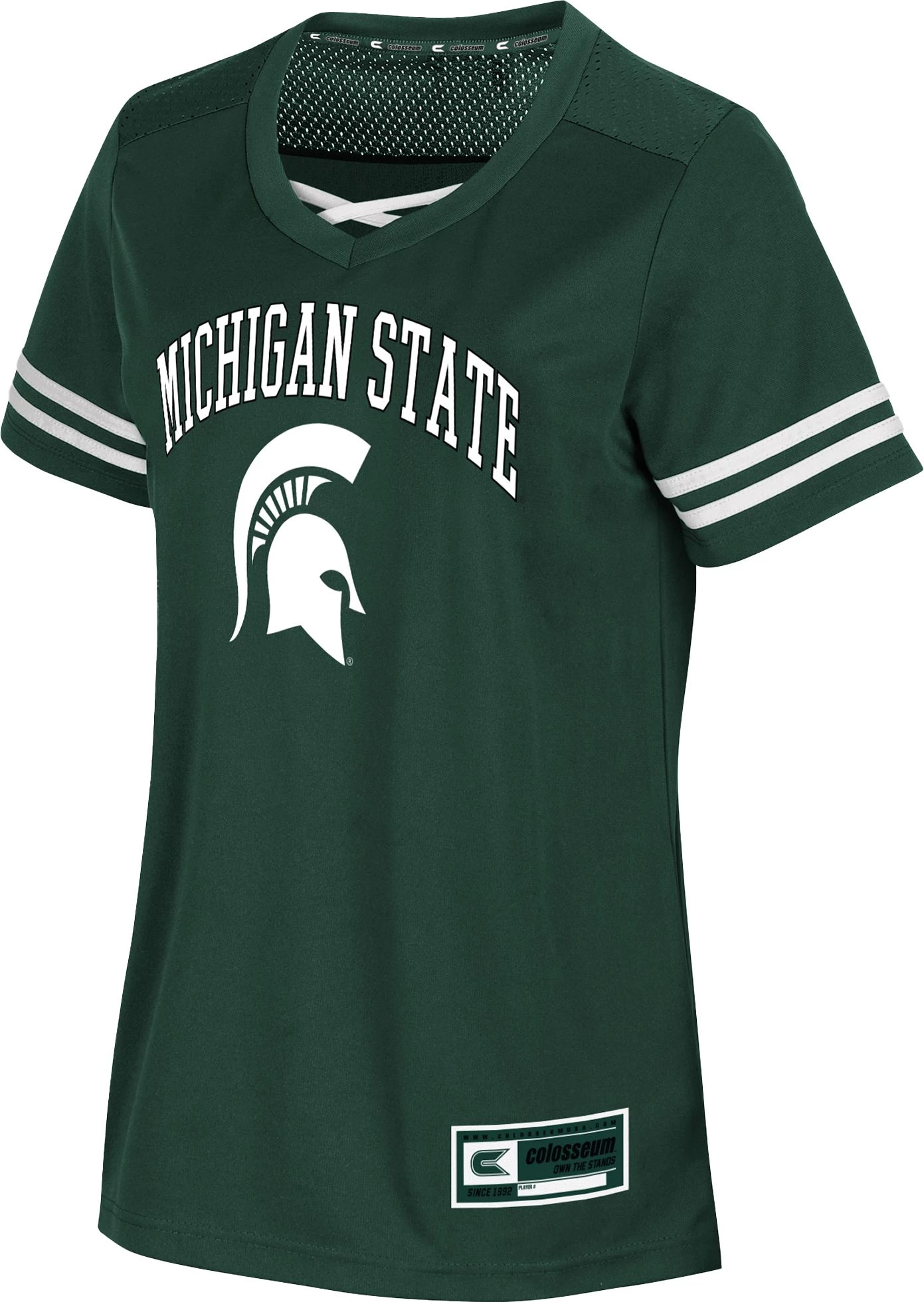 Colosseum Women's Michigan State Spartans Green Relationship Agreement Jersey 1 Colosseum Women's Michigan State Spartans Green Relationship Agreement Jersey