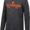 Colosseum Men's Clemson Tigers Black Tournament Long Sleeve T-Shirt