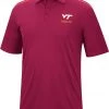 Colosseum Men's Virginia Tech Hokies Maroon Polo