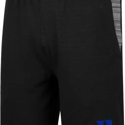 Colosseum Men's Duke Blue Devils Black Thunder Fleece Shorts