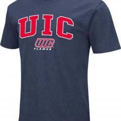 Colosseum Men's Chicago Maroons Blue Dual Blend T-Shirt