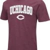 Colosseum Men's Chicago Maroons Maroon Dual Blend T-Shirt