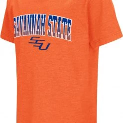Colosseum Youth Savannah State Tigers Orange Dual Blend T-Shirt For Girls'