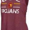 Colosseum Women's USC Trojans Cardinal Coach Carr Tank Top