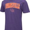 Colosseum Men's Evansville Purple Aces Purple Dual Blend T-Shirt