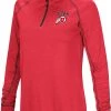 Colosseum Women's Utah Utes Red Stingray 1/4 Zip Jacket