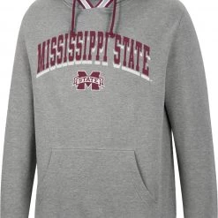Colosseum Men's Mississippi State Bulldogs Grey Baller Pullover Hoodie