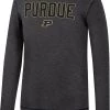 Colosseum Men's Purdue Boilermakers Grey Therma Longsleeve T-Shirt