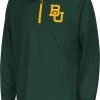Colosseum Youth Baylor Bears Green Draft 1/4 Zip Jacket For Girls'