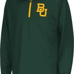 Colosseum Youth Baylor Bears Green Draft 1/4 Zip Jacket For Girls'