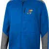 Colosseum Men's Kansas Jayhawks Royal Playin Full Zip Jacket