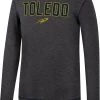 Colosseum Men's Toledo Rockets Grey Therma Longsleeve T-Shirt