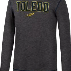 Colosseum Men's Toledo Rockets Grey Therma Longsleeve T-Shirt