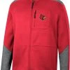 Colosseum Men's Louisville Cardinals Red Playin Full Zip Jacket