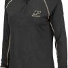 Colosseum Women's Purdue Boilermakers Stingray Quarter-Zip Black Shirt
