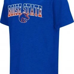 Colosseum Youth Boise State Broncos Blue Dual Blend T-Shirt For Girls'