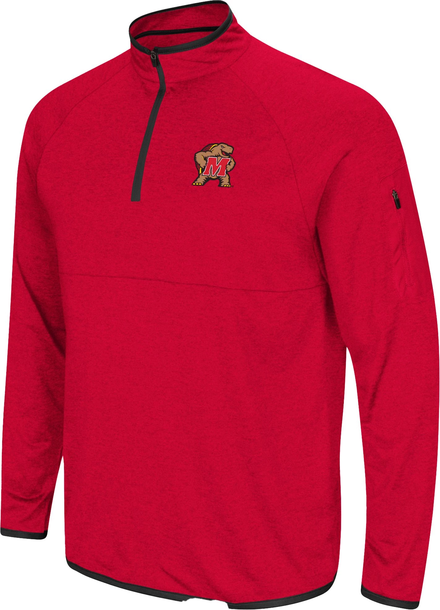Colosseum Men's Maryland Terrapins Red Rival 1/4 Zip Jacket 1 Colosseum Men's Maryland Terrapins Red Rival 1/4 Zip Jacket