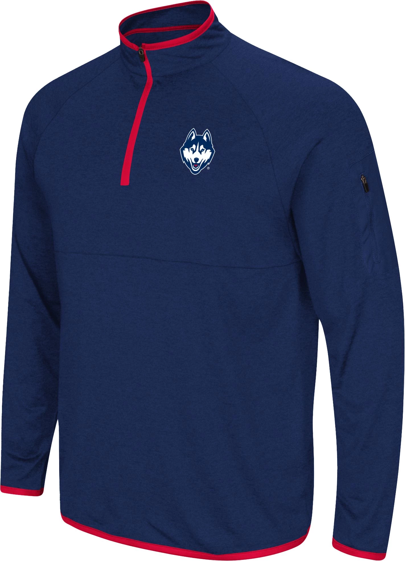 Colosseum Men's UConn Huskies Blue Rival 1/4 Zip Jacket 1 Colosseum Men's UConn Huskies Blue Rival 1/4 Zip Jacket